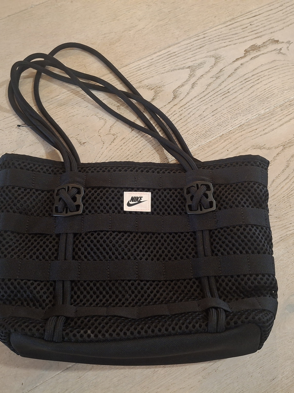 Nike Black Mesh Strap Tote